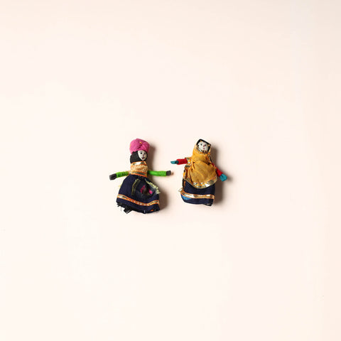  Rajasthani Puppet Couple Handmade Magnet