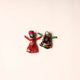  Rajasthani Puppet Couple Handmade Magnet