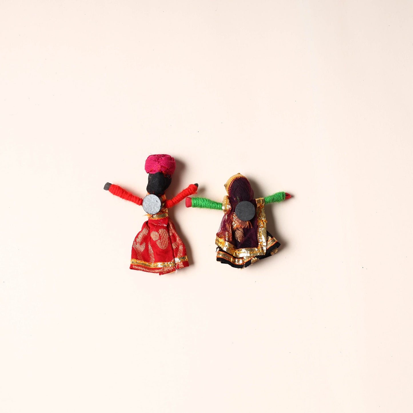 Rajasthani Puppet Couple Handmade Magnet