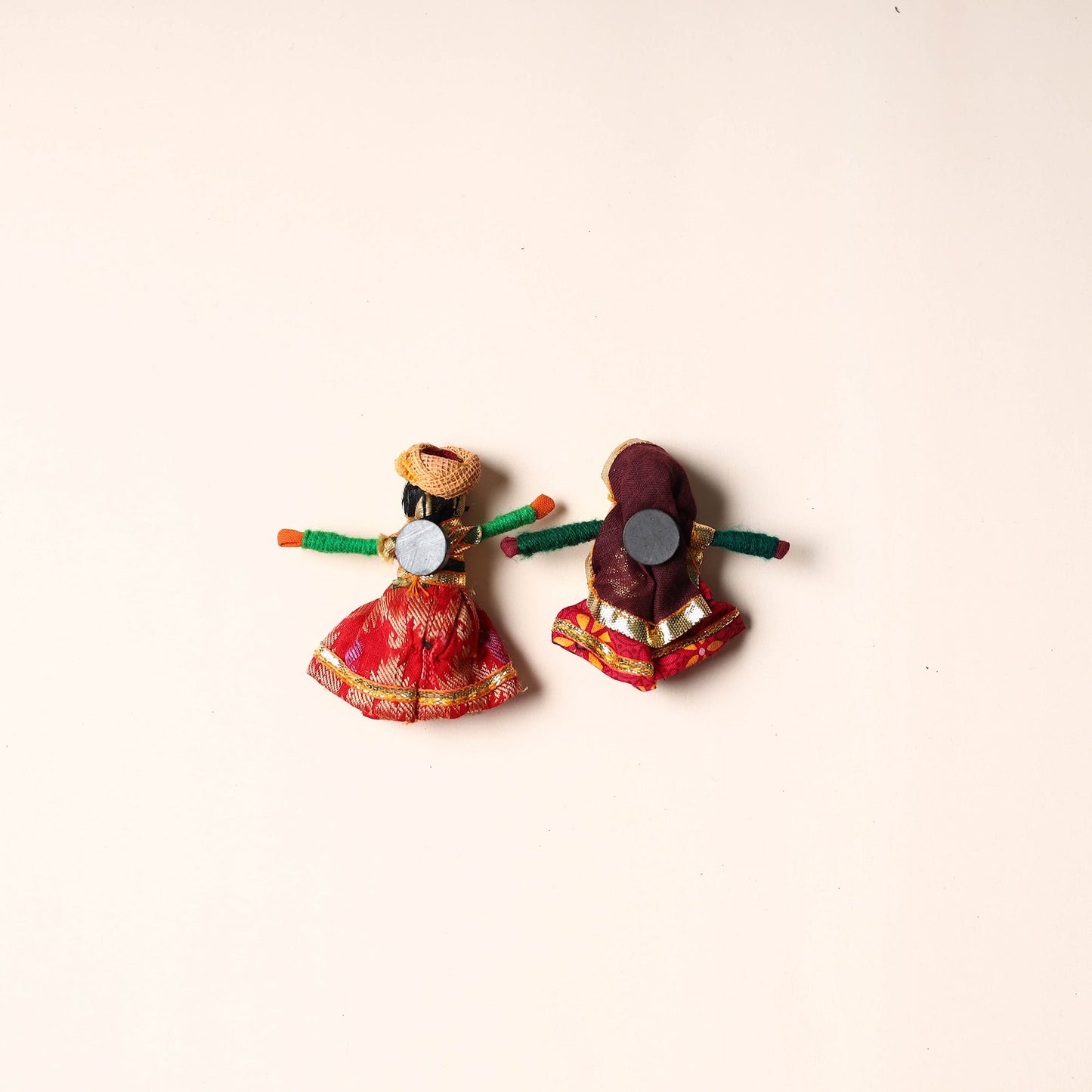  Rajasthani Puppet Couple Handmade Magnet