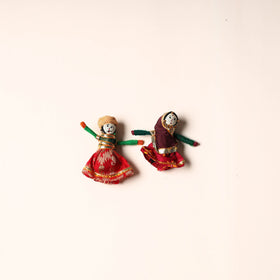  Rajasthani Puppet Couple Handmade Magnet