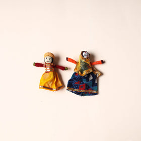  Rajasthani Puppet Couple Handmade Magnet