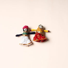  Rajasthani Puppet Couple Handmade Magnet