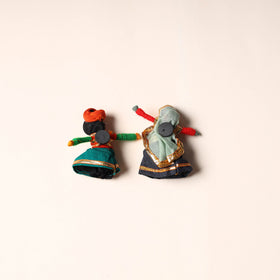  Rajasthani Puppet Couple Handmade Magnet