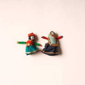  Rajasthani Puppet Couple Handmade Magnet