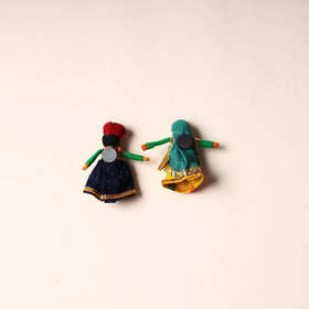  Rajasthani Puppet Couple Handmade Magnet