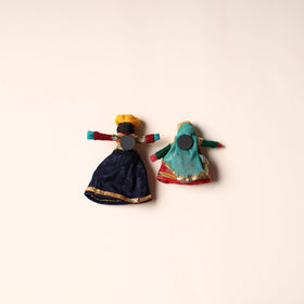  Rajasthani Puppet Couple Handmade Magnet