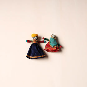  Rajasthani Puppet Couple Handmade Magnet