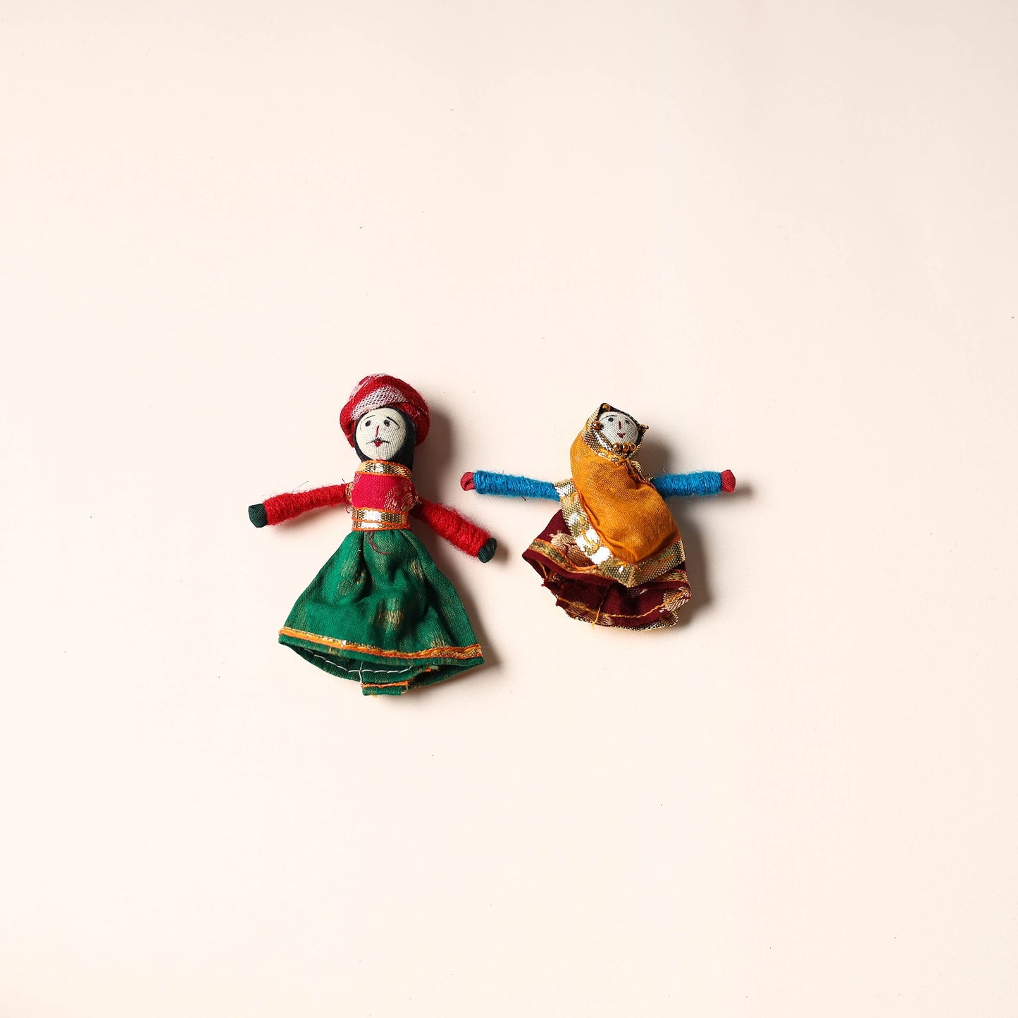  Rajasthani Puppet Couple Handmade Magnet