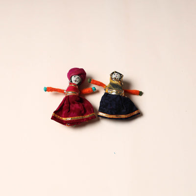  Rajasthani Puppet Couple Handmade Magnet