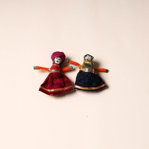  Rajasthani Puppet Couple Handmade Magnet