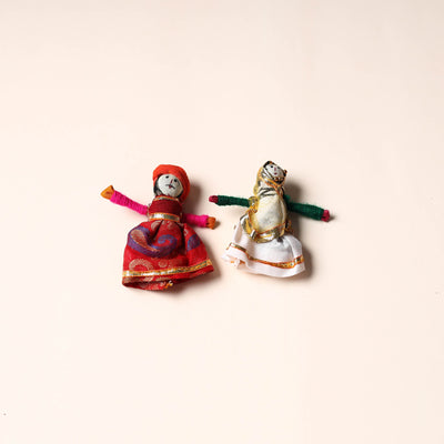  Rajasthani Puppet Couple Handmade Magnet