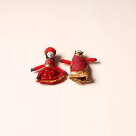  Rajasthani Puppet Couple Handmade Magnet