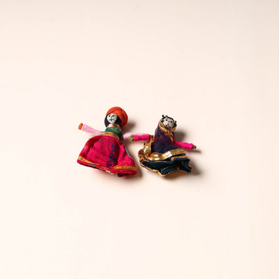  Rajasthani Puppet Couple Handmade Magnet