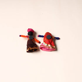  Rajasthani Puppet Couple Handmade Magnet