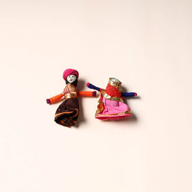  Rajasthani Puppet Couple Handmade Magnet