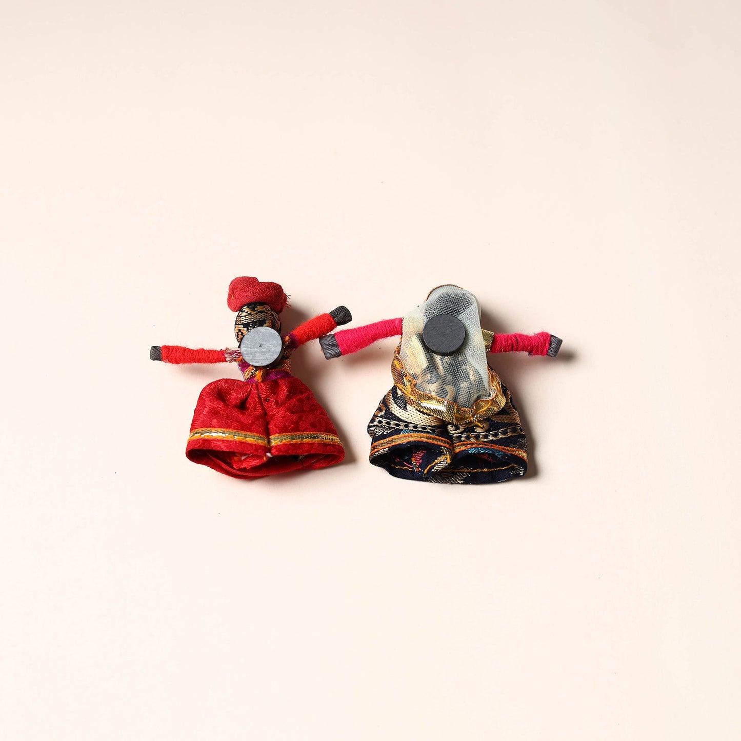  Rajasthani Puppet Couple Handmade Magnet