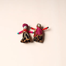  Rajasthani Puppet Couple Handmade Magnet