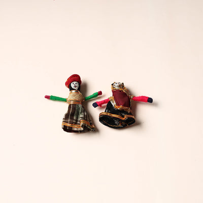  Rajasthani Puppet Couple Handmade Magnet