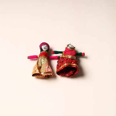  Rajasthani Puppet Couple Handmade Magnet