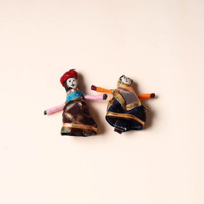  Rajasthani Puppet Couple Handmade Magnet