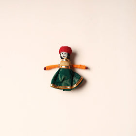  Rajasthani Puppet Couple Handmade Magnet