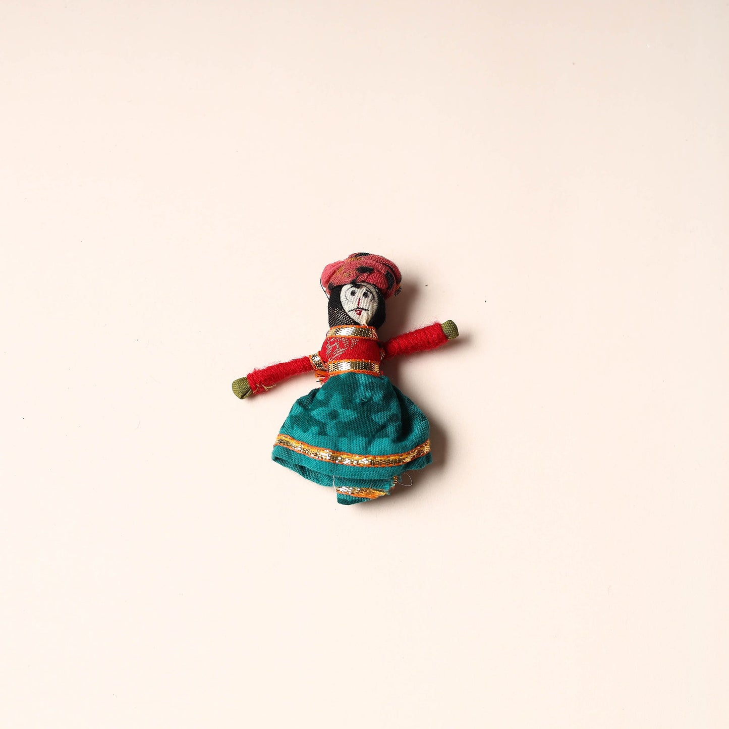  Rajasthani Puppet Couple Handmade Magnet