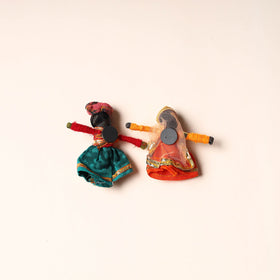  Rajasthani Puppet Couple Handmade Magnet