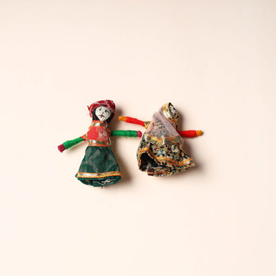 Rajasthani Puppet Couple Handmade Magnet