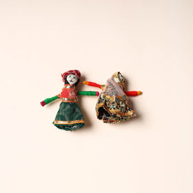 Rajasthani Puppet Couple Handmade Magnet