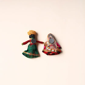  Rajasthani Puppet Couple Handmade Magnet