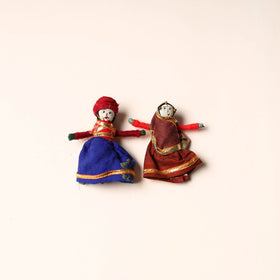  Rajasthani Puppet Couple Handmade Magnet