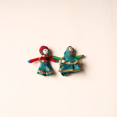  Rajasthani Puppet Couple Handmade Magnet