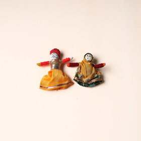 Rajasthani Puppet Couple Handmade Magnet