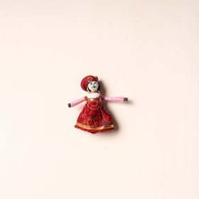  Rajasthani Puppet Couple Handmade Magnet