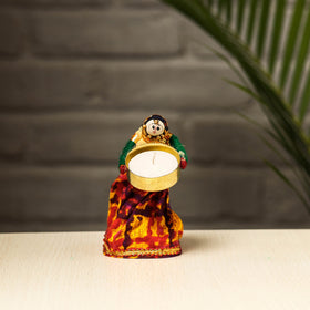  Rajasthani Puppet Couple Handmade Tealight Candle Holders 