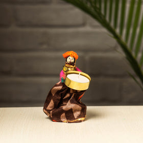  Rajasthani Puppet Couple Handmade Tealight Candle Holders 