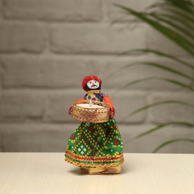  Rajasthani Puppet Couple Handmade Tealight Candle Holders (Set of 2) 
