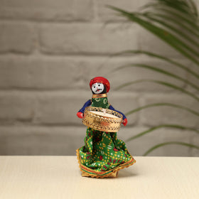  Rajasthani Puppet Couple Handmade Tealight Candle Holders (Set of 2) 