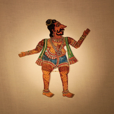  Tholu Bommalata Leather Puppet Wall Hanging l iTokri.com 