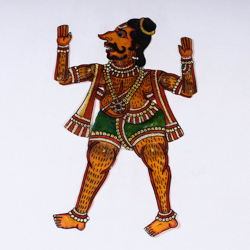  Tholu Bommalata Leather Puppet Wall Hanging l iTokri.com 