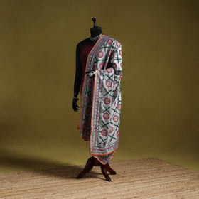 Ranihati chapa work chanderi silk hand embroidery dupatta