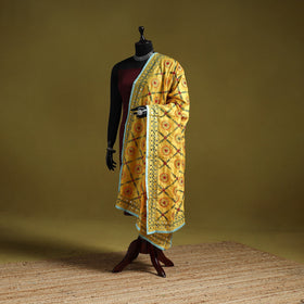 Ranihati chapa work chanderi silk hand embroidery dupatta