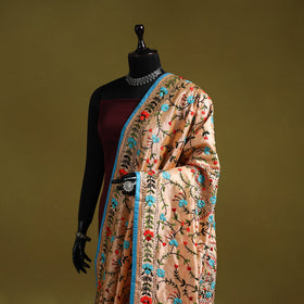 Ranihati chapa work chanderi silk hand embroidery dupatta