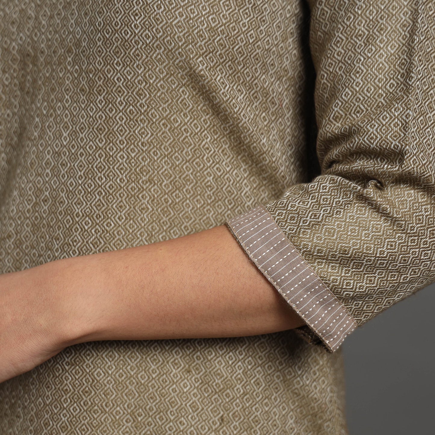 Buy Rasika Brown Merino Woolen Kurta
