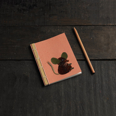 Buy Rat Leaves Art Work Handmade Notebook for Kids Online