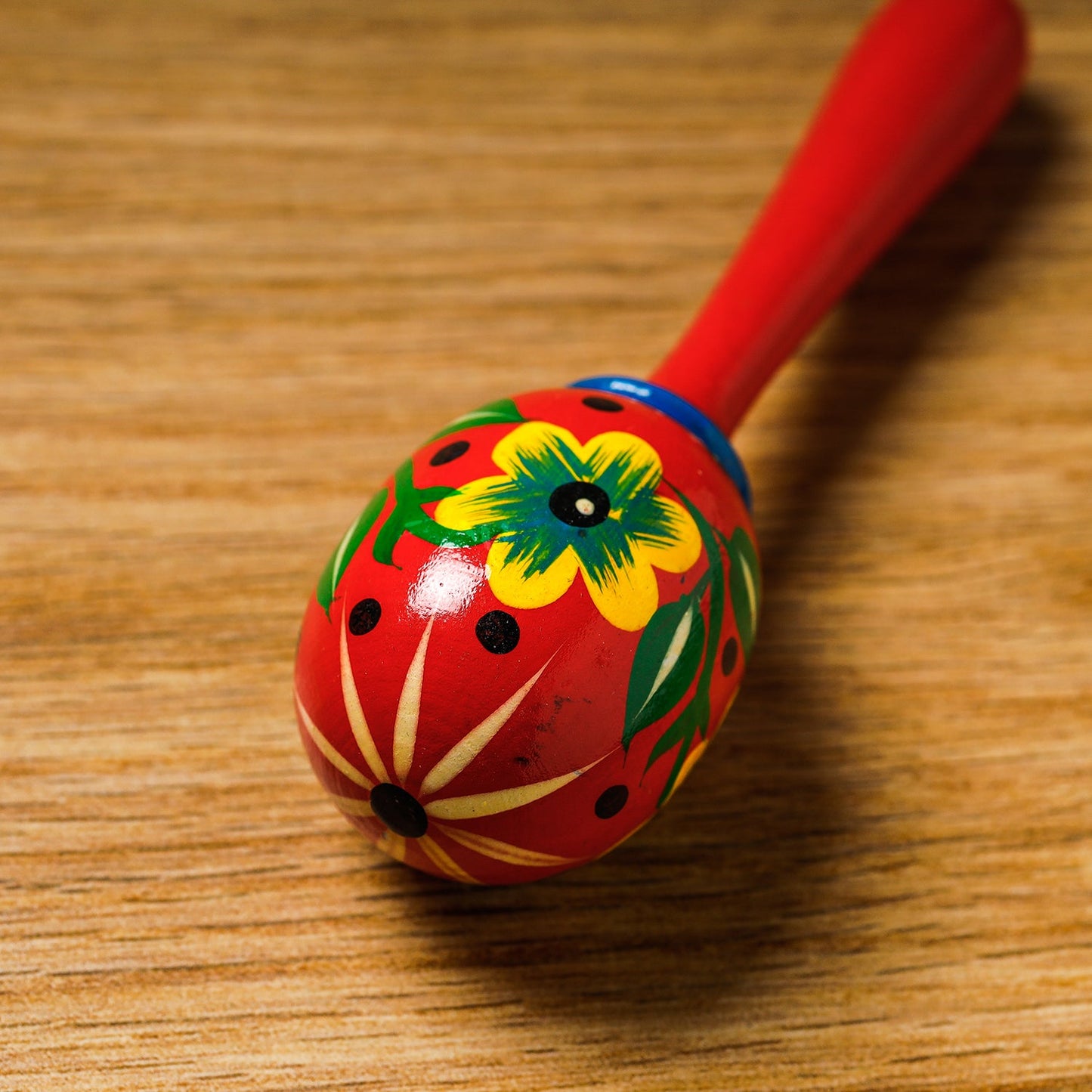  Rattle - Banaras Handpainted Wooden Toy 