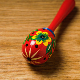  Rattle - Banaras Handpainted Wooden Toy 