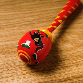  Rattle - Banaras Handpainted Wooden Toy 