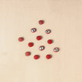1.5cm handmade fabric small button (set of 12) 04